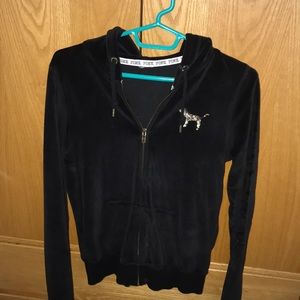 Black zip up sweatshirt